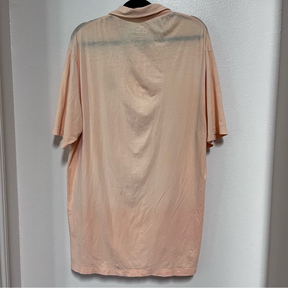 Peter Millar XL BallyBunion Golf Polo Shirt Men’s Peach Cotton/ Elastane *READ* - Picture 4 of 8